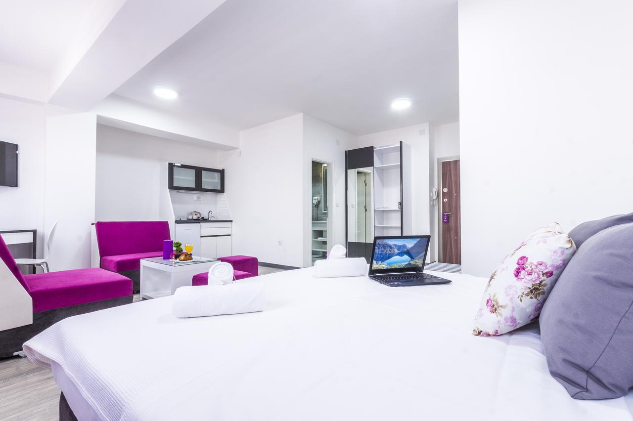 Astera Apart Hotel Skopje Esterno foto