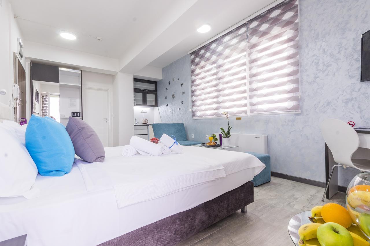 Astera Apart Hotel Skopje Esterno foto