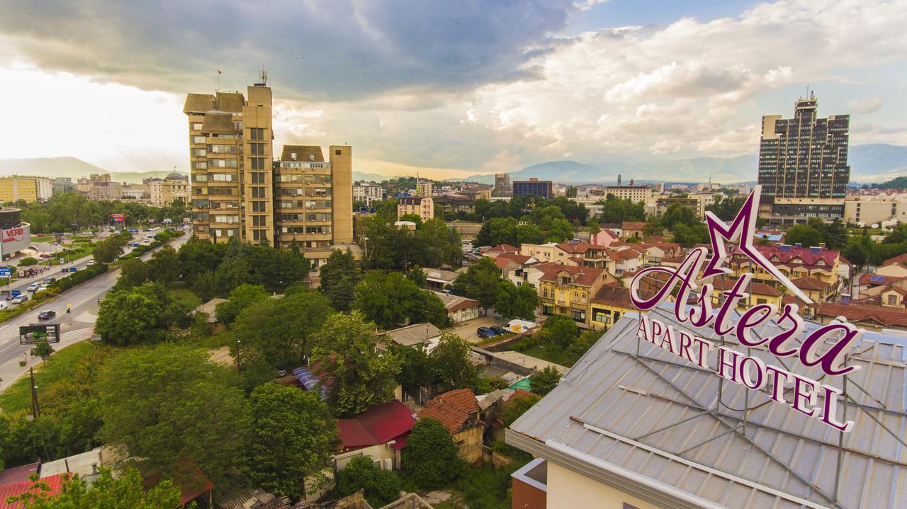 Astera Apart Hotel Skopje Esterno foto
